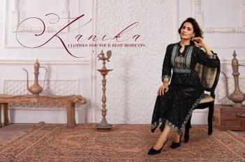 Kanika By Trendy Fancy Rayon Foil Printed Kurti Collection